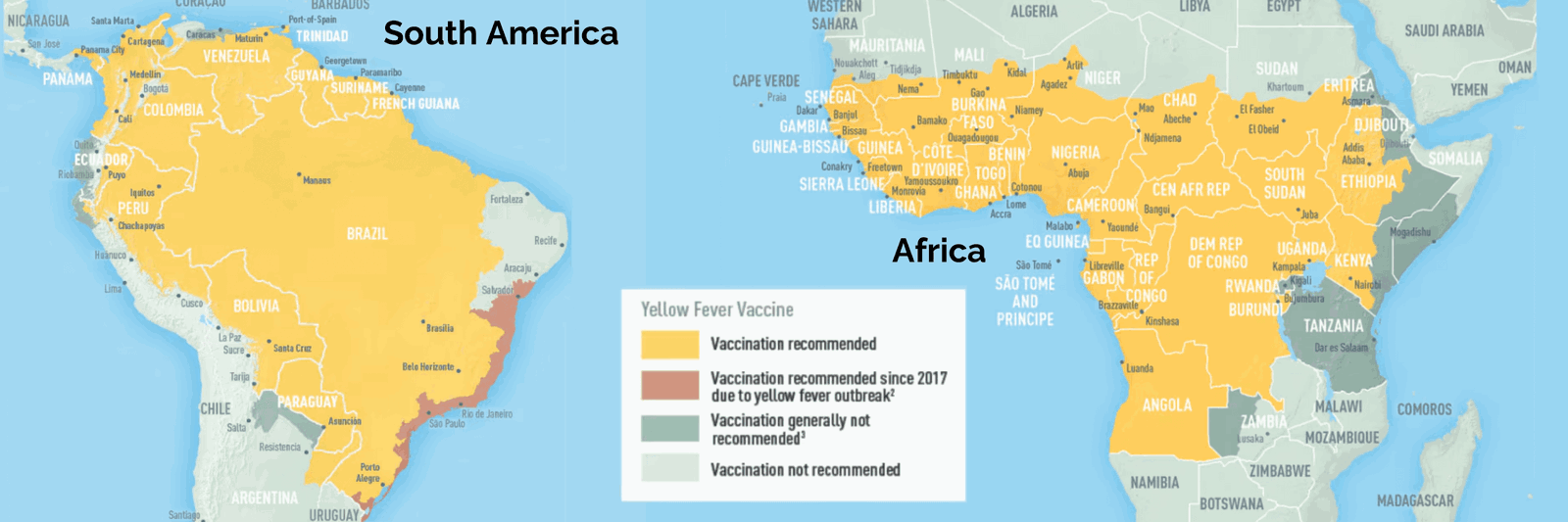 Yellow Fever Vaccine or Exemption Required